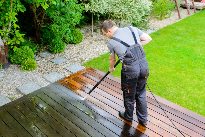 Local Deck Cleaning pros at work